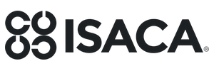 ISACA logo in white text on a dark background.
