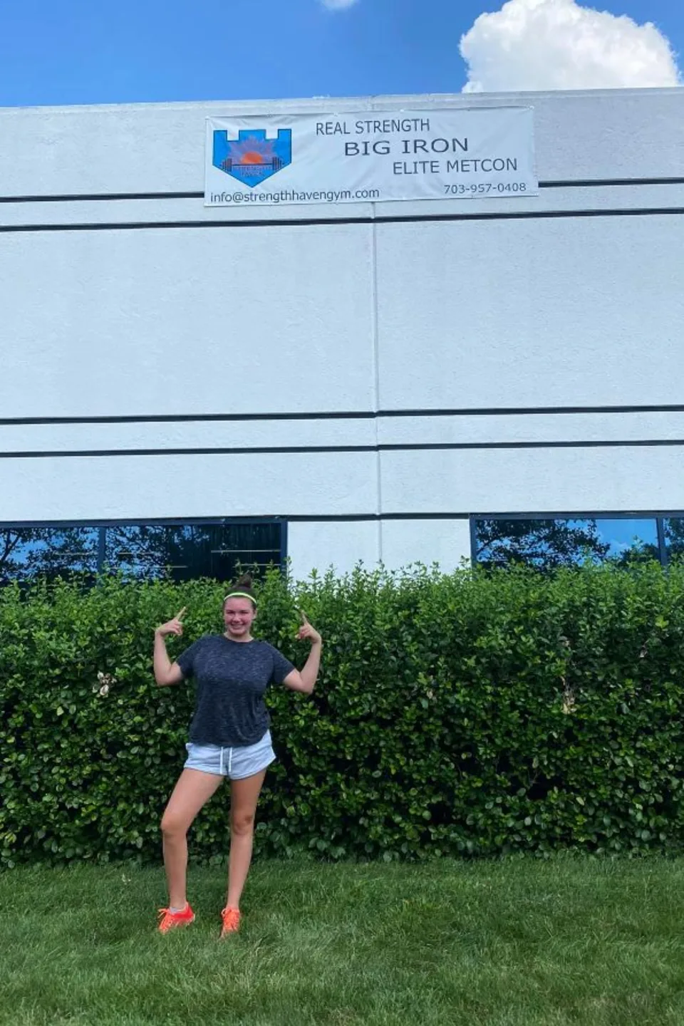 Training at Strength Haven Gym in Chantilly, VA