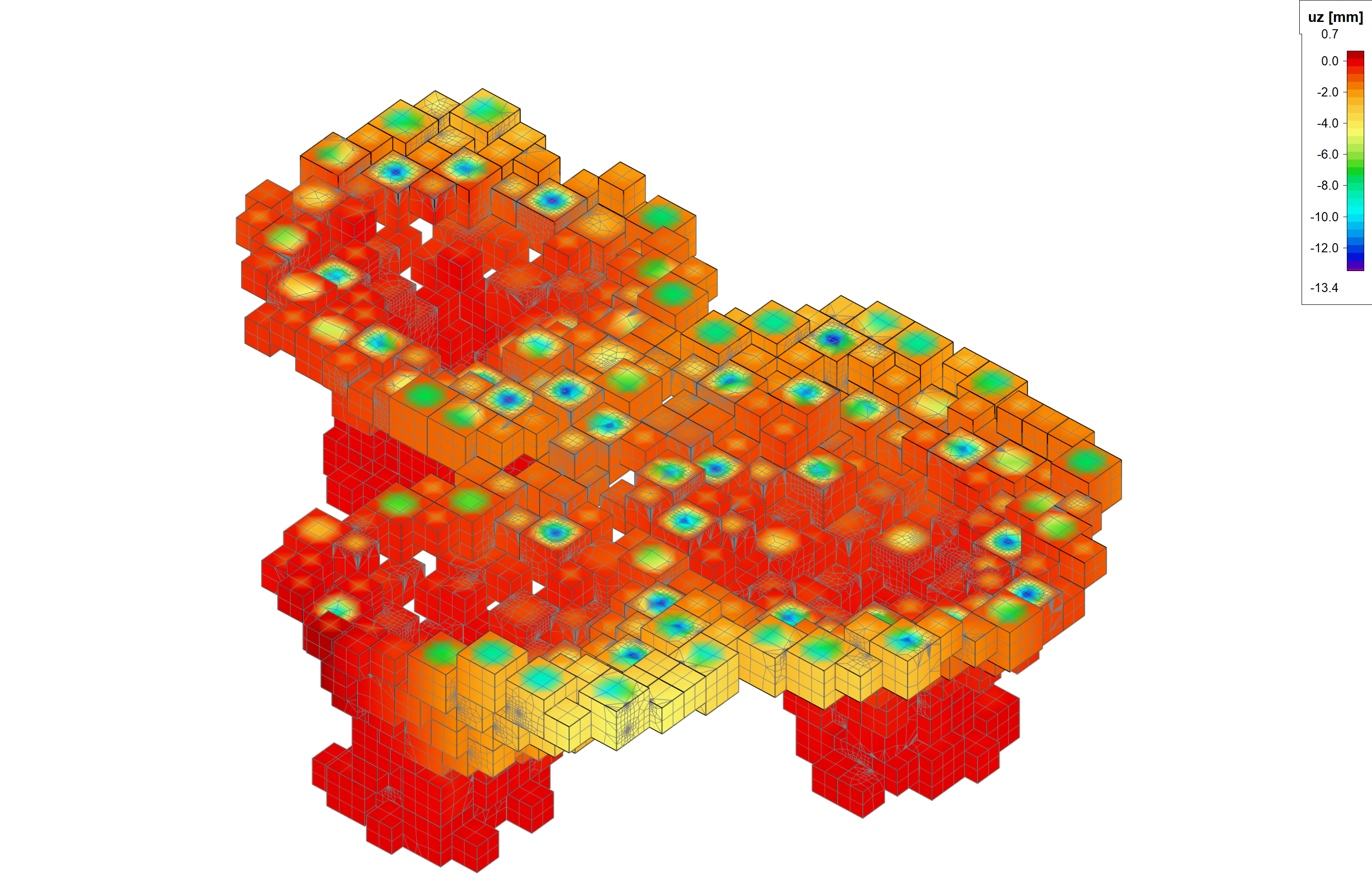 Structural analysis of the self-supporting FRP assembly