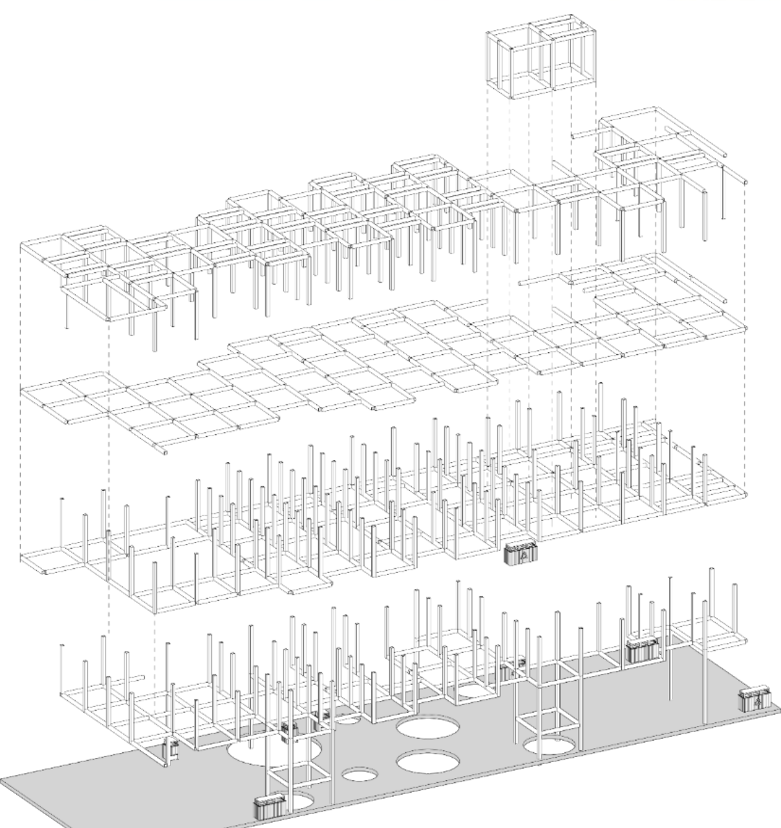 Modular structural model; rendered source page preserves PDF transparency masks