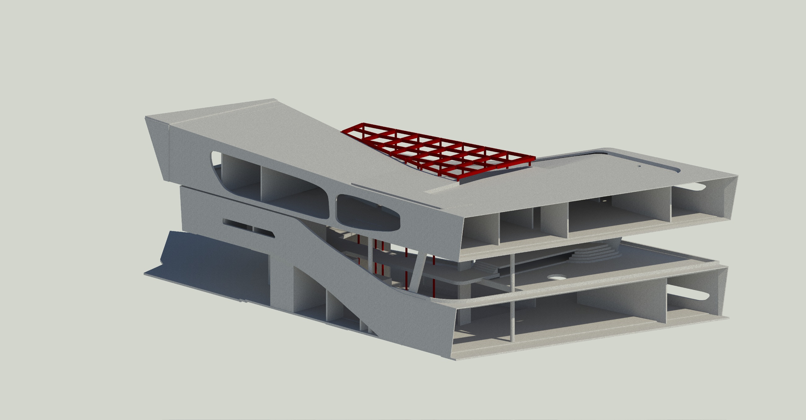 Long spans and the suspended pool