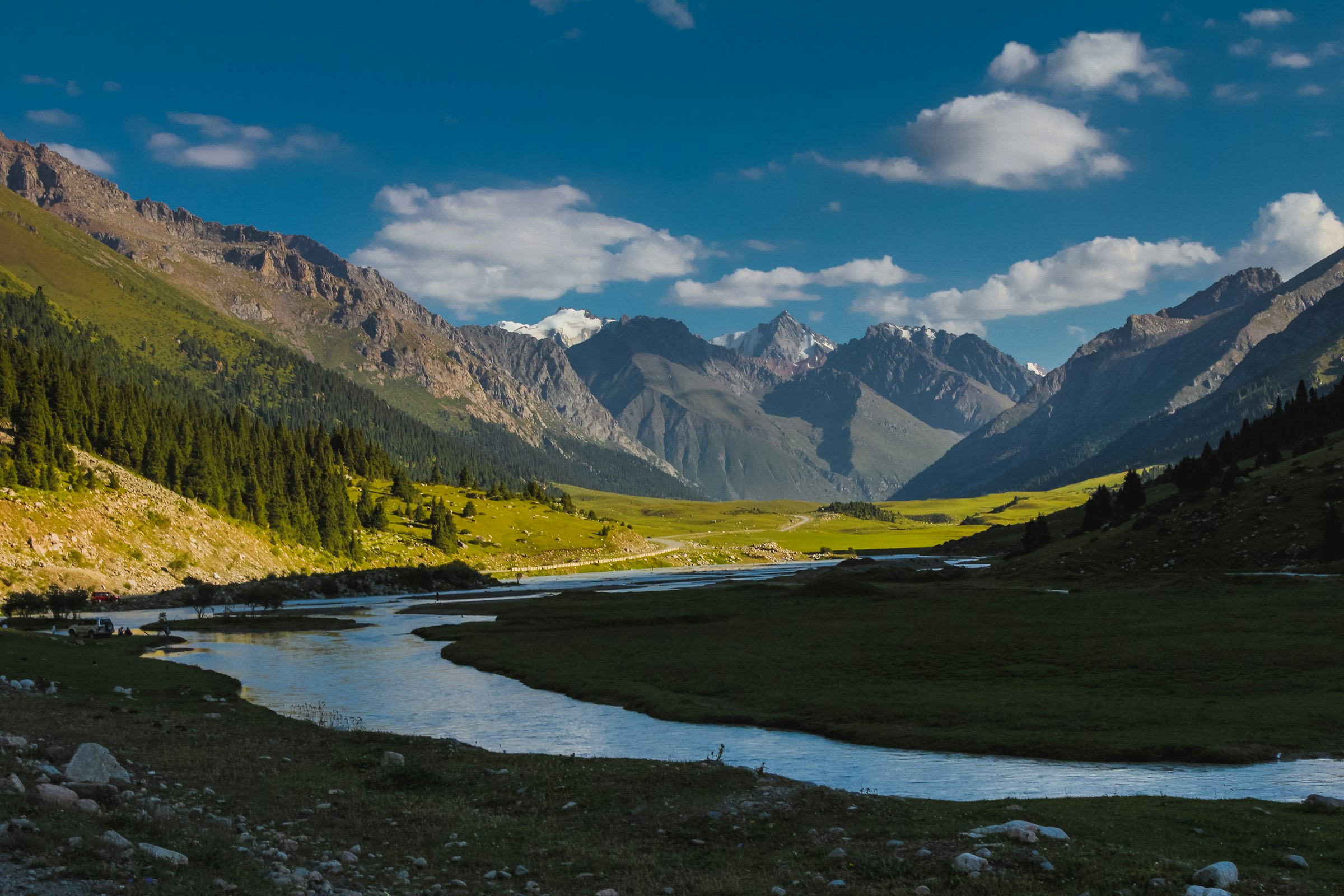 Mountain valley near Karakol, Kyrgyzstan