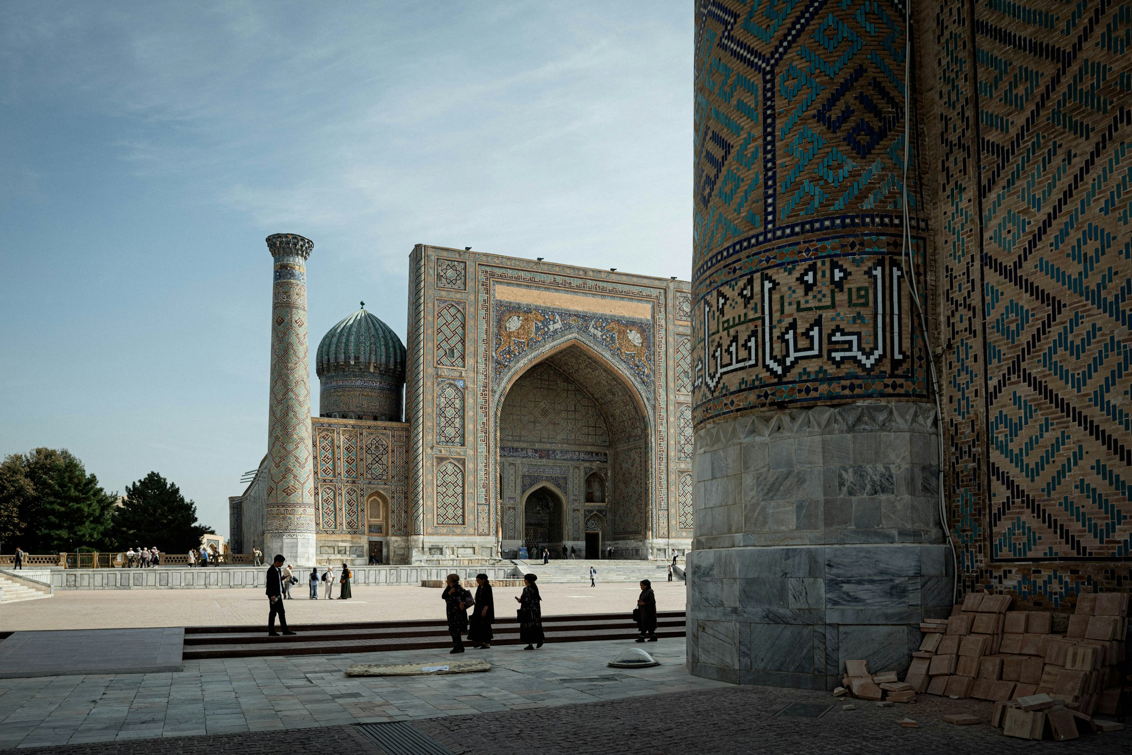 Registan Square in Samarkand, Uzbekistan