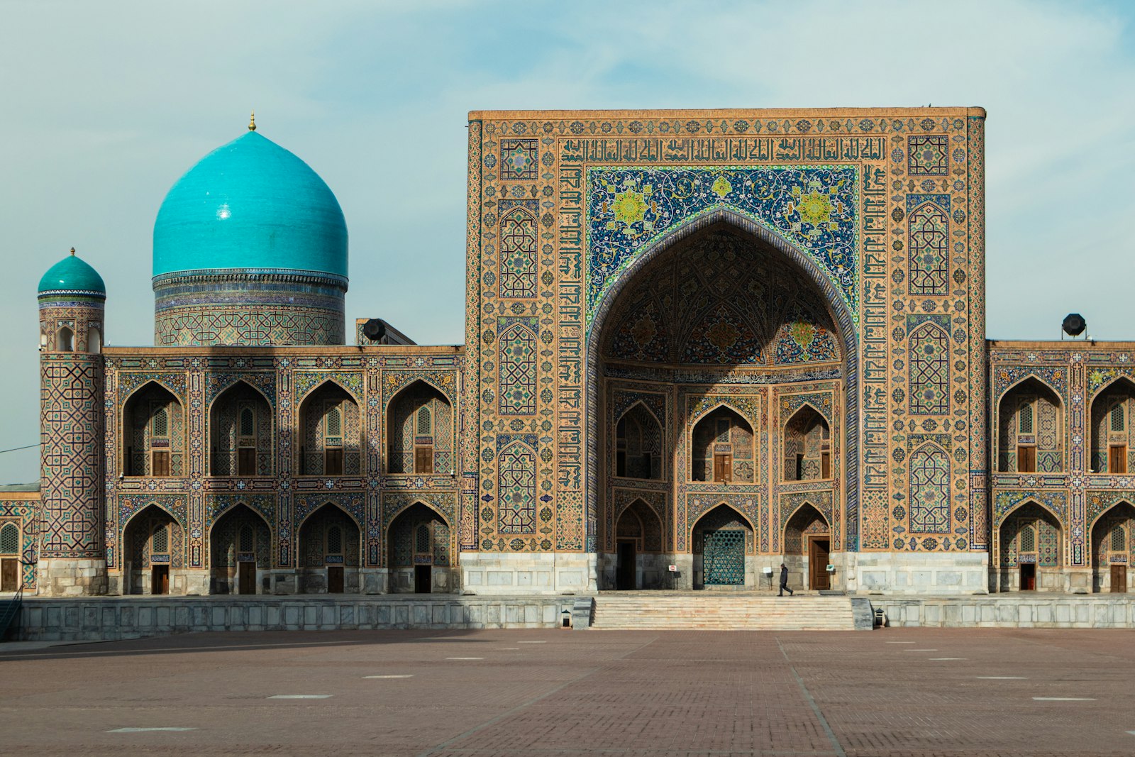 Tilya-Kori Madrasah on Registan Square, Samarkand