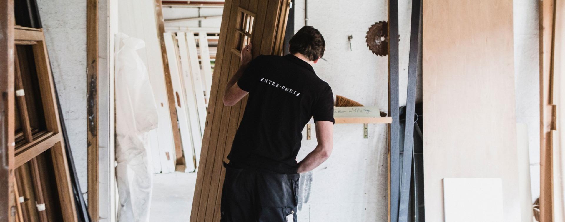 Houten schrijnwerk op maat door Entre-porte