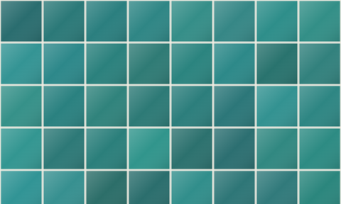 Zellige teal tile swatch