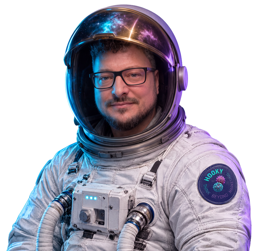 Jakub Libřický ve skafandru Hooky