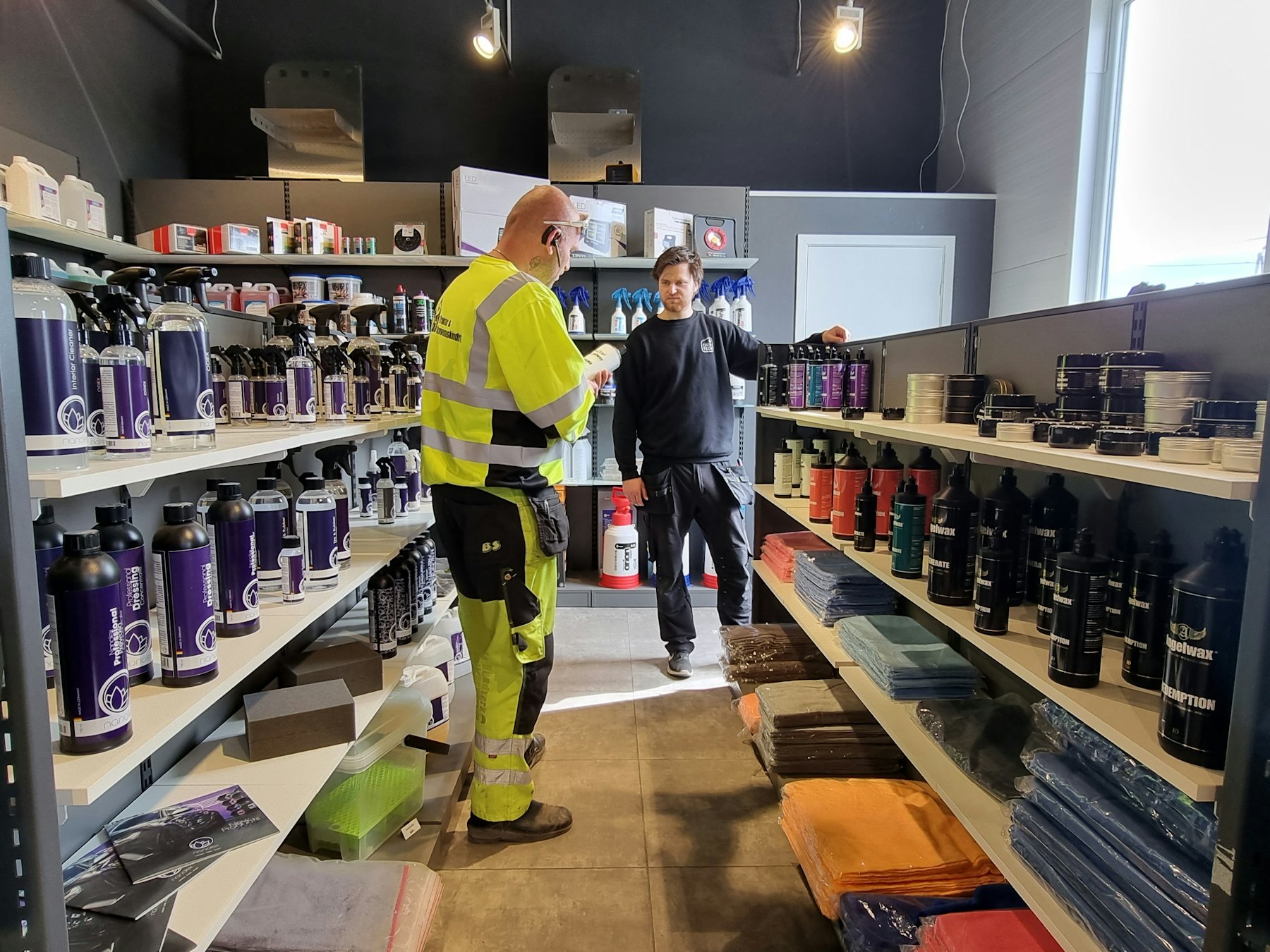 Merker i butikken