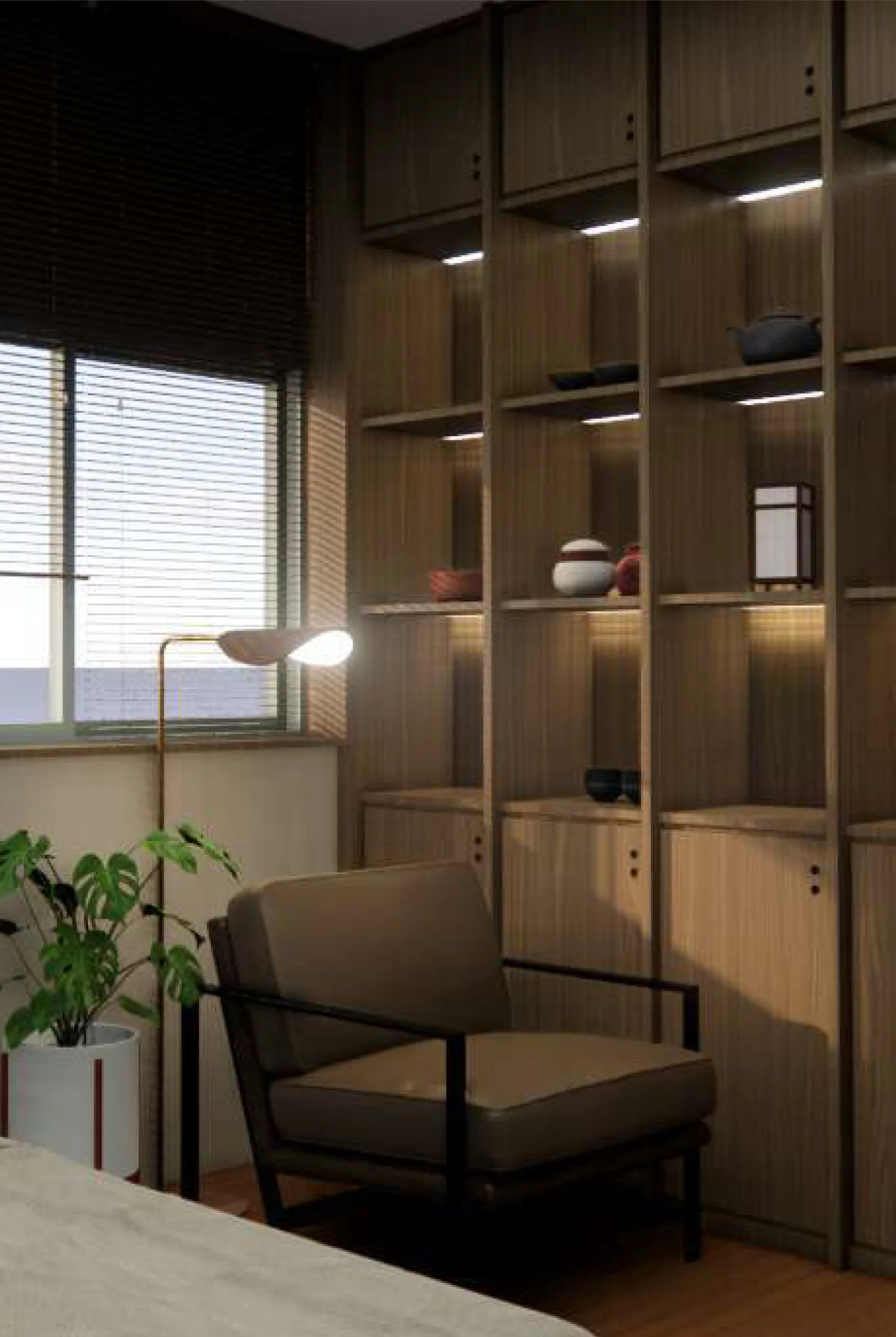 E/NG House, Rama 9, Bangkok: reading area