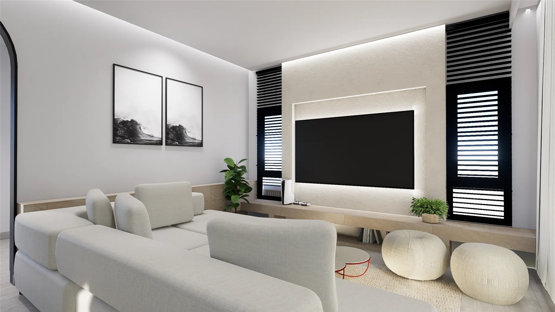 AN House living room, Bangkok