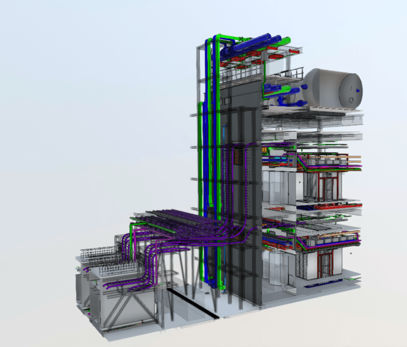 Data Center, Thailand: plant and risers