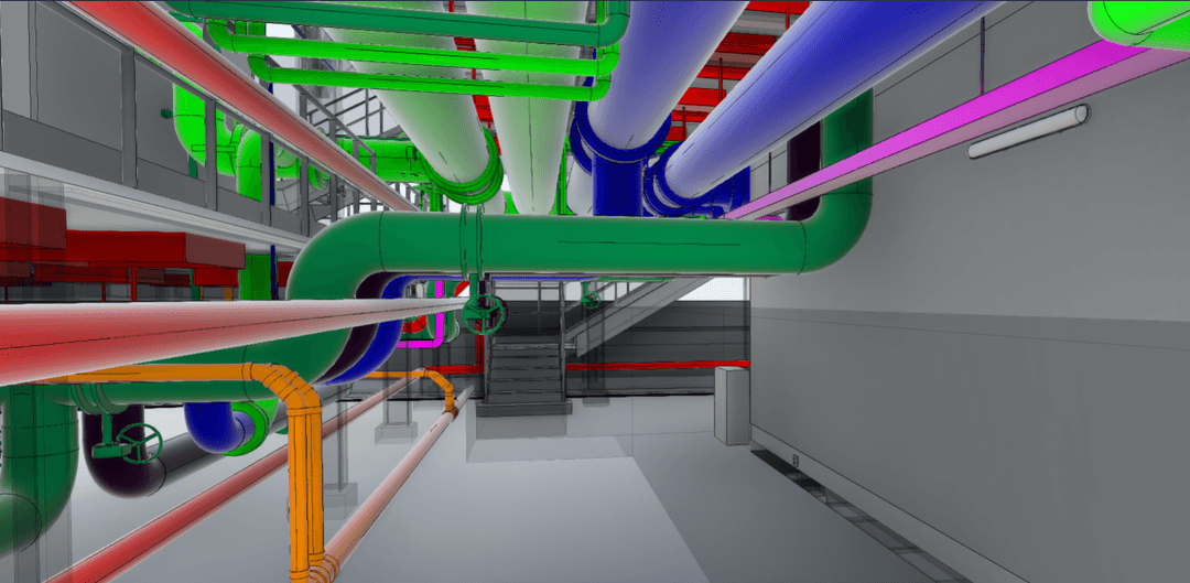 Data Center, Thailand: pipework coordination