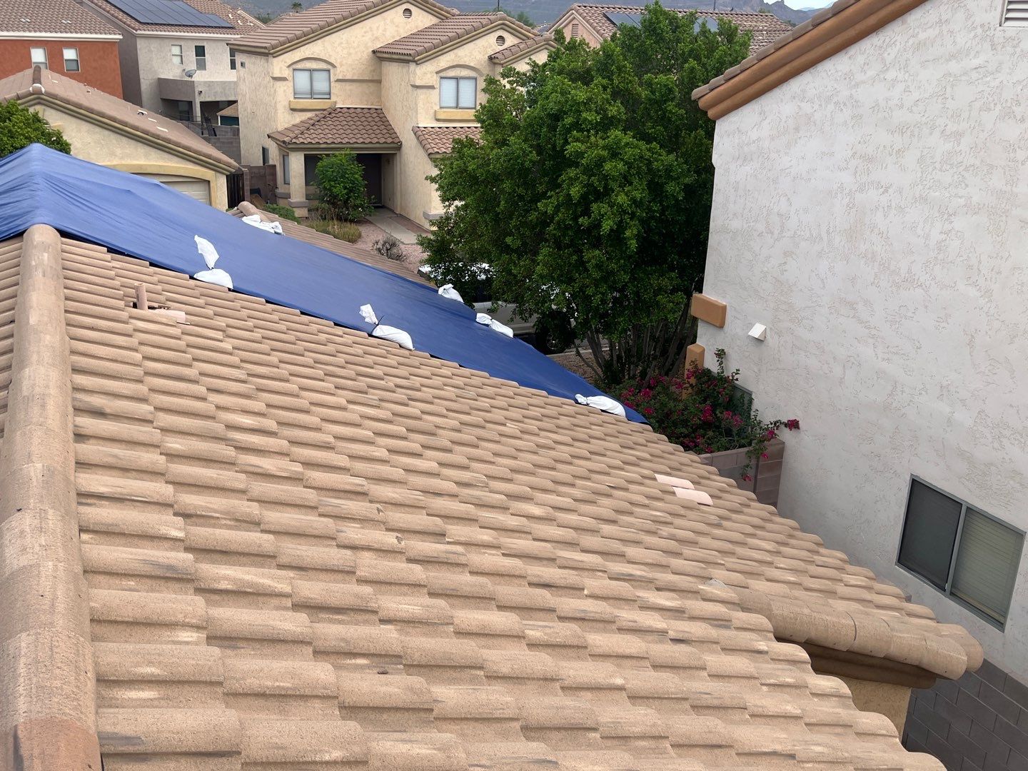 Tile roof replacement in Apache Junction, AZ by Axis Roofing, photo 2