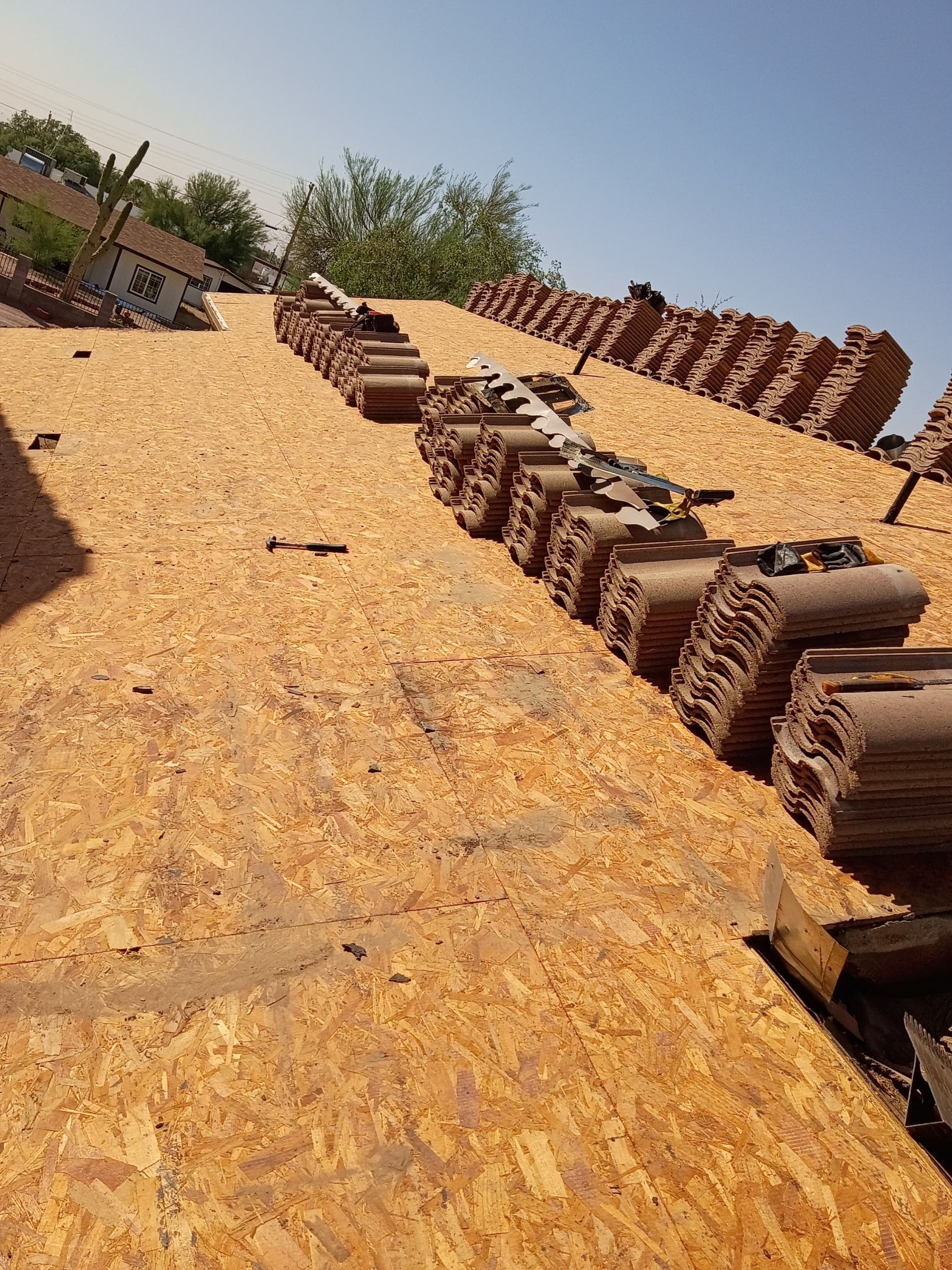 Tile roof replacement in Apache Junction, AZ by Axis Roofing, photo 3
