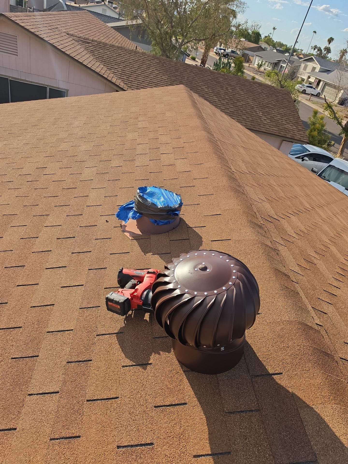 Shingle roof replacement in Mesa, AZ