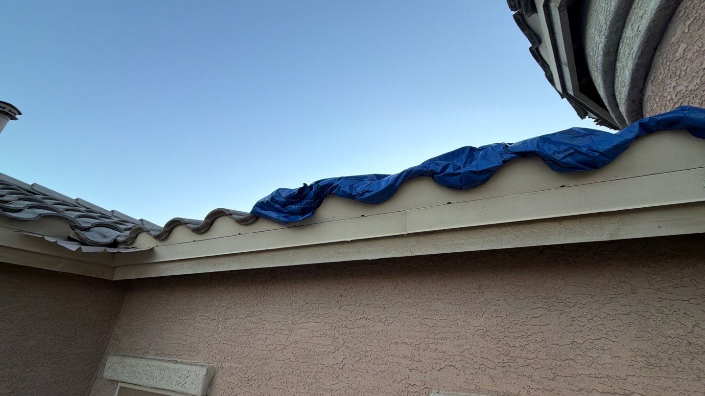 Emergency roof tarp in Phoenix, AZ