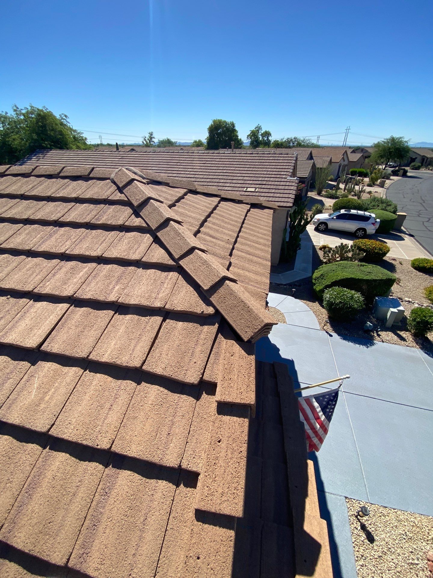 Emergency roof tarp in Gold Canyon, AZ
