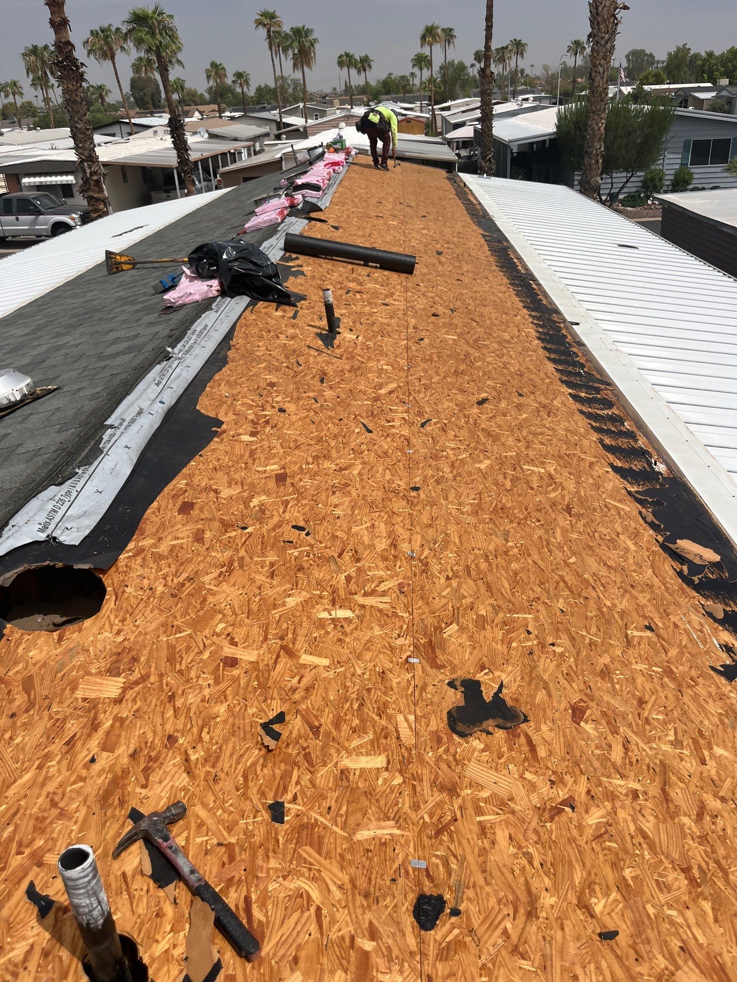 Shingle roof replacement in Chandler, AZ by Axis Roofing, photo 4