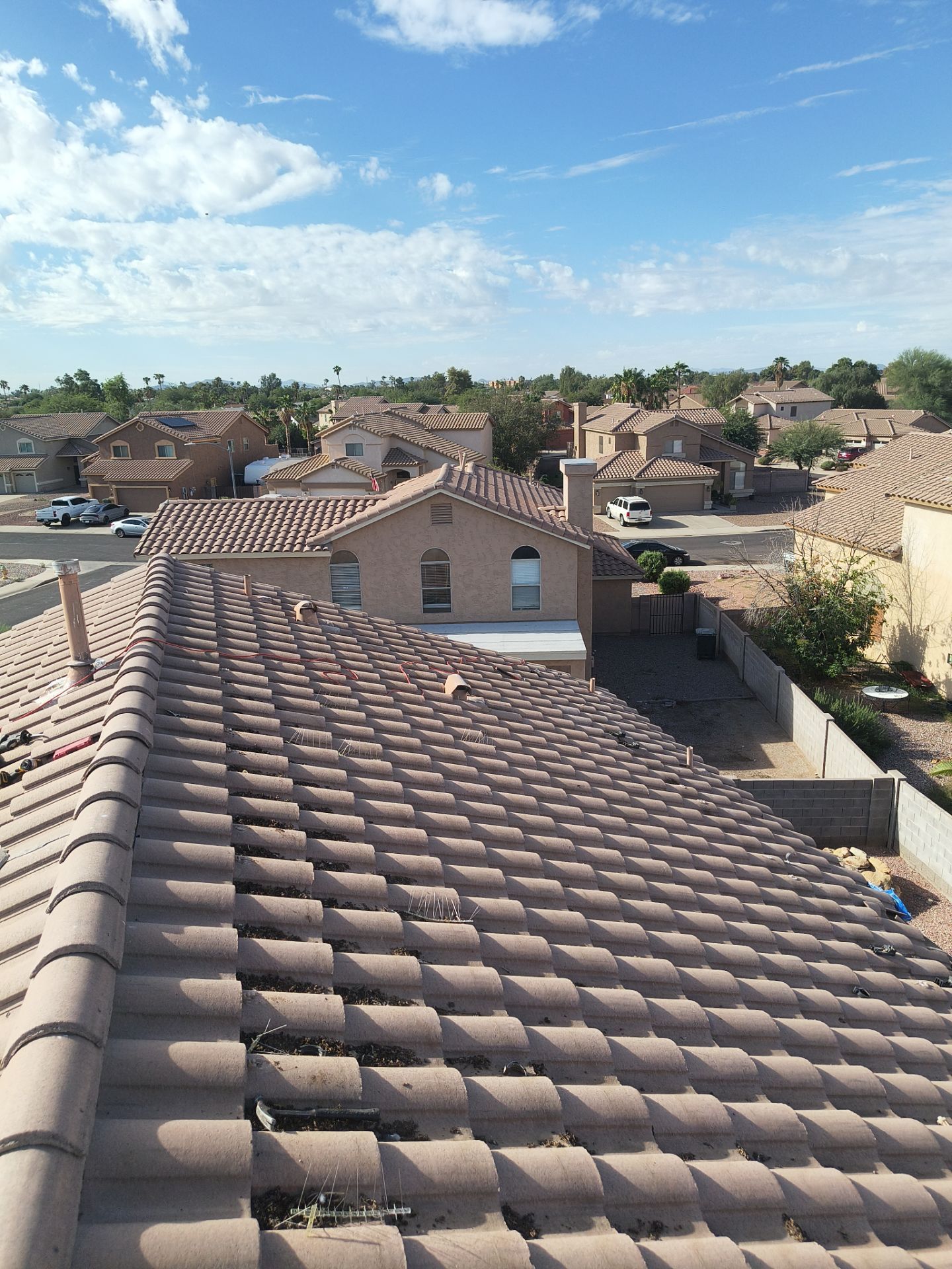 Emergency roof tarp in Casa Grande, AZ