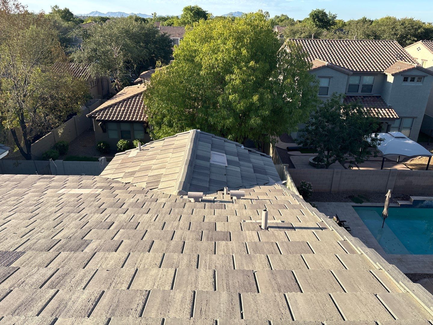 Roof repair in Gilbert, AZ