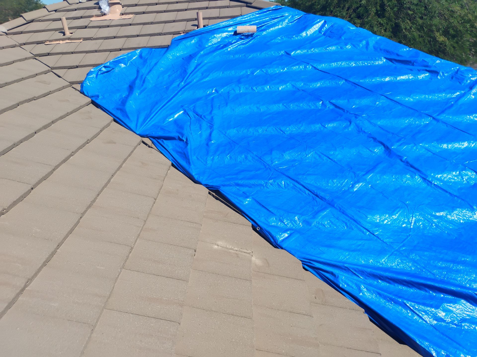 Emergency roof tarp in San Tan Valley, AZ