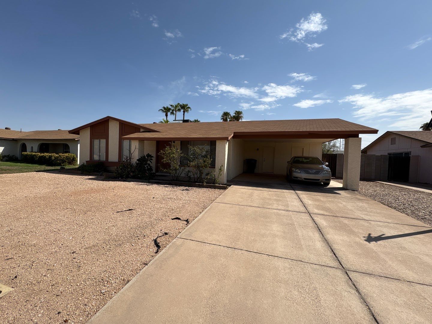 Emergency roof tarp in Mesa, AZ