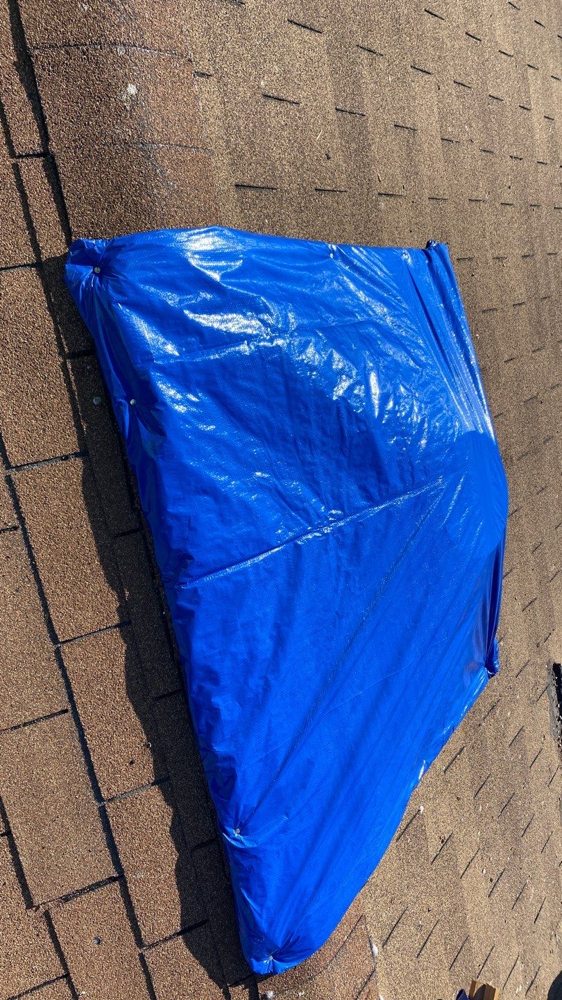Emergency roof tarp in Tempe, AZ
