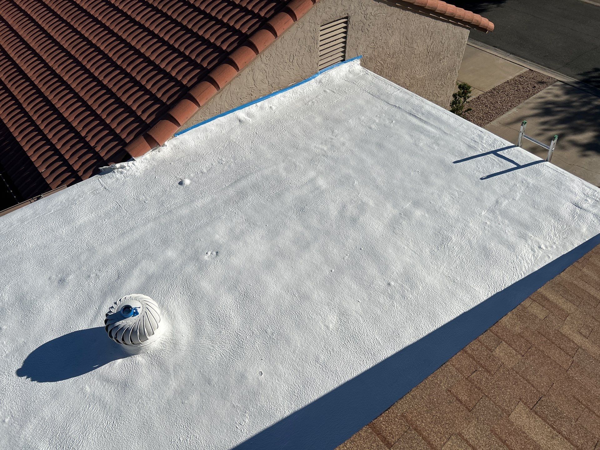 Flat Roof Replacement with Resilient Surface in Mesa, AZ