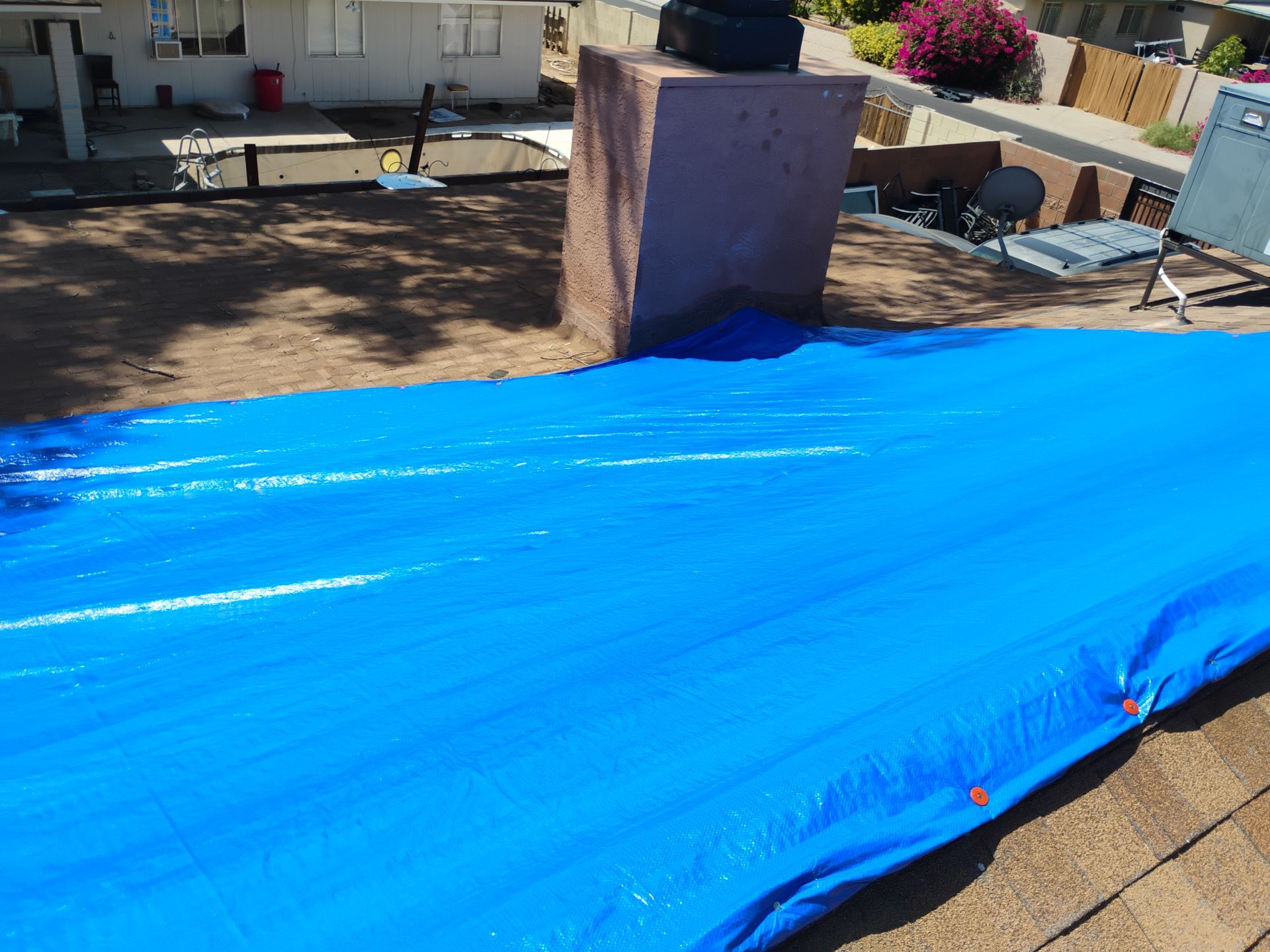 Emergency Shingle Roof Tarping for Storm Damage in Phoenix, AZ