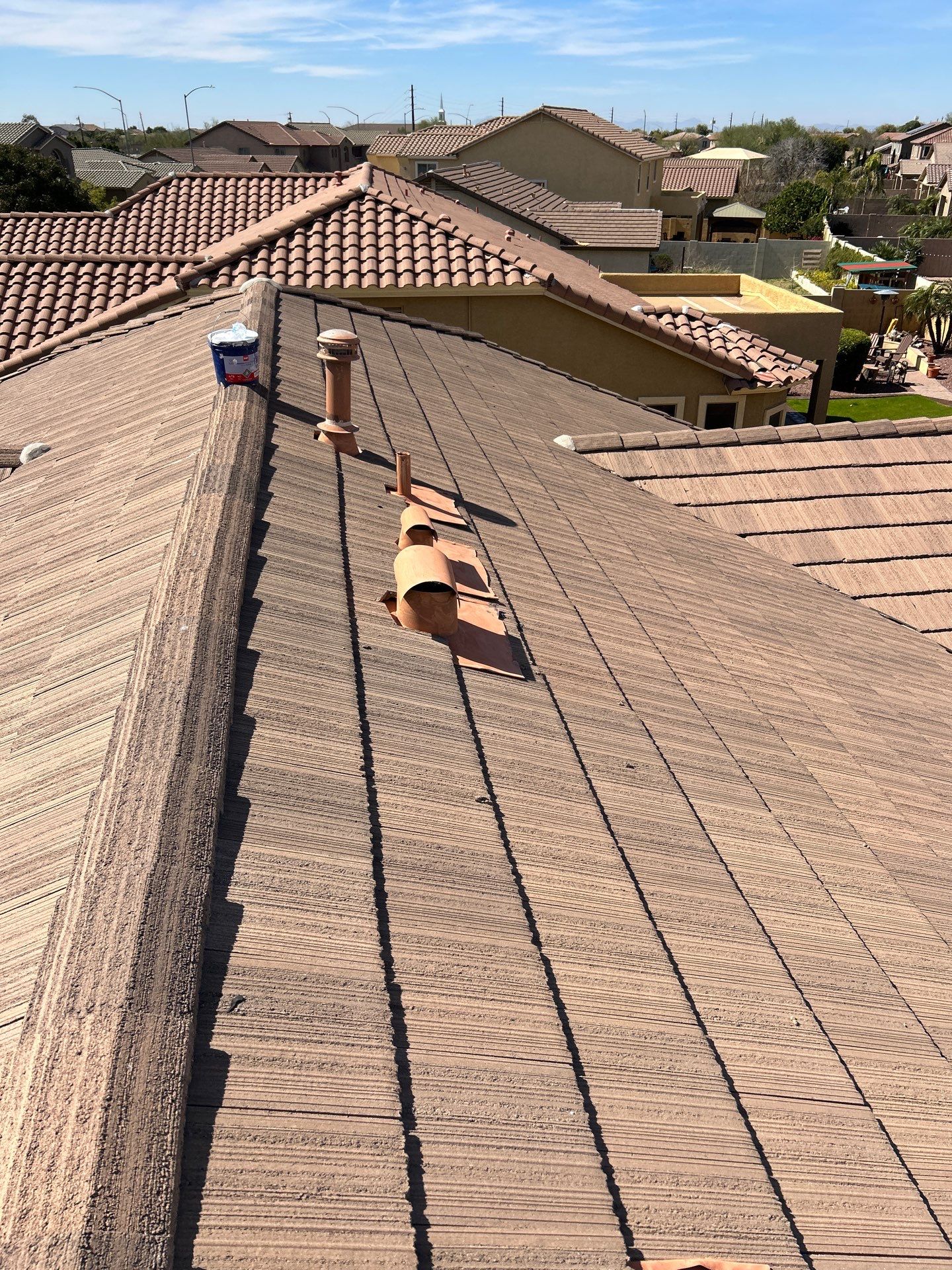 Concrete Tile Roof Rebuild with Precise Alignment in Mesa, AZ
