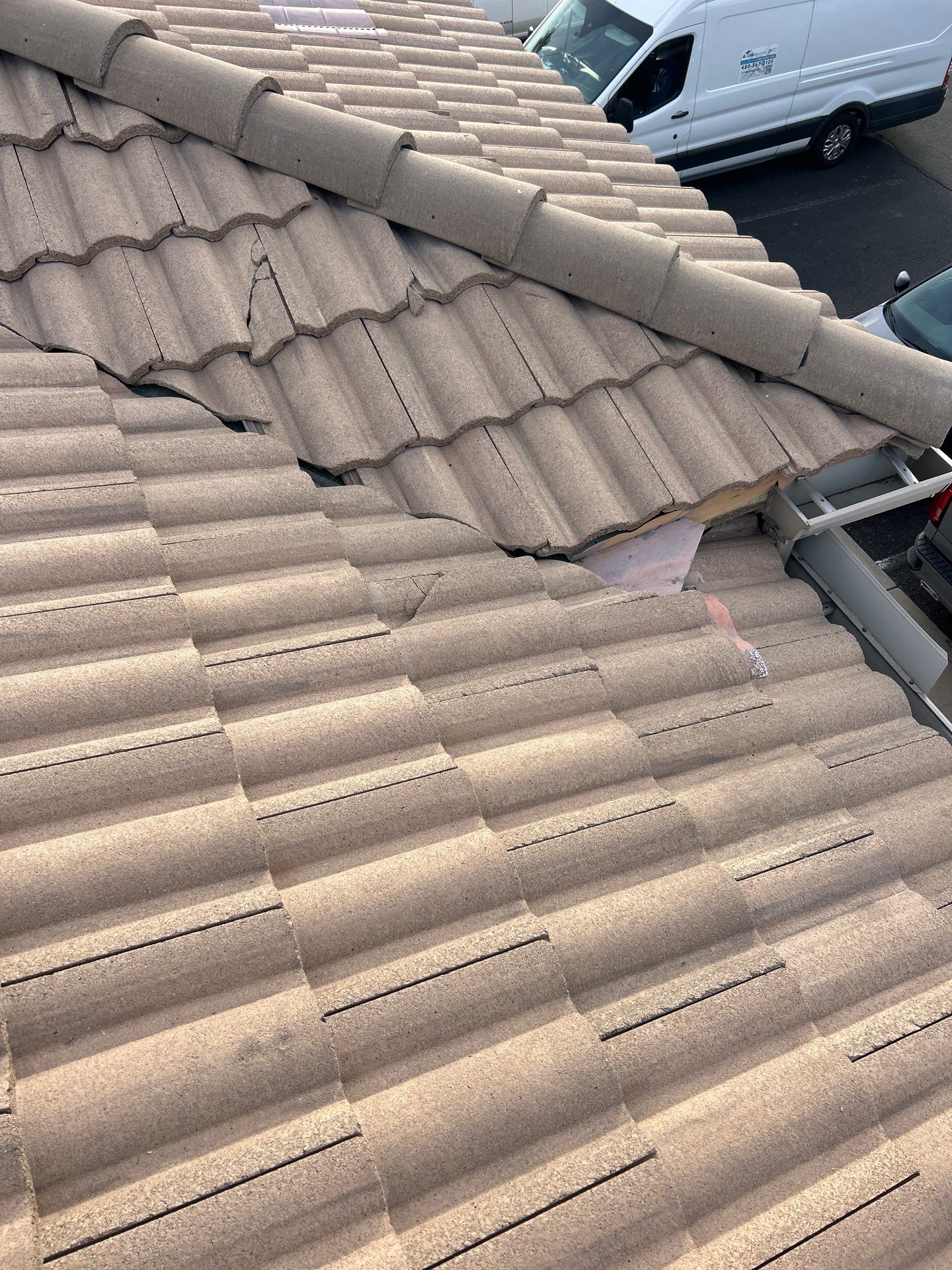 Concrete Tile Roof Replacement for Commercial Building in Mesa, AZ