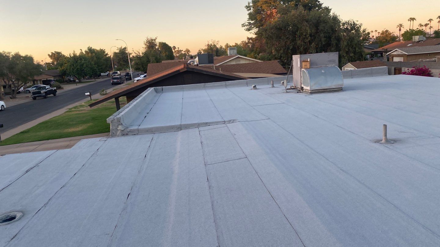 Flat Roof Replacement with Sealed Flashings in Chandler, AZ
