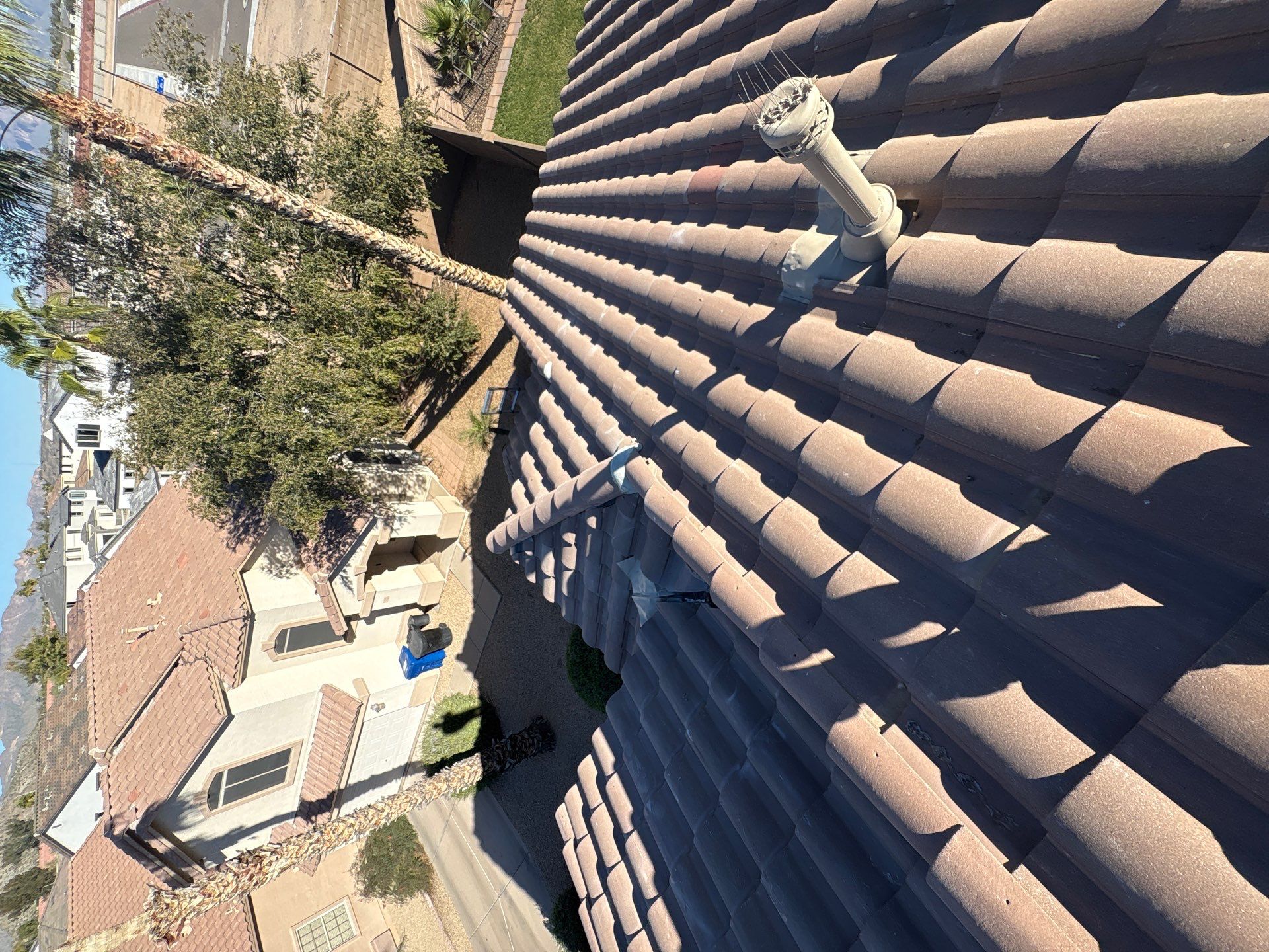 Concrete Tile Roof Reset with Fresh Base in Mesa, AZ