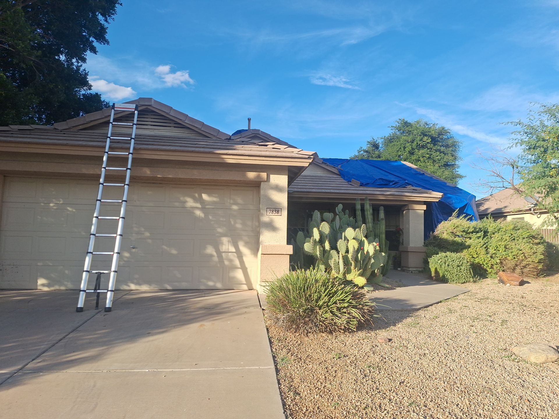 Emergency Concrete Tile Roof Tarping in Mesa, AZ