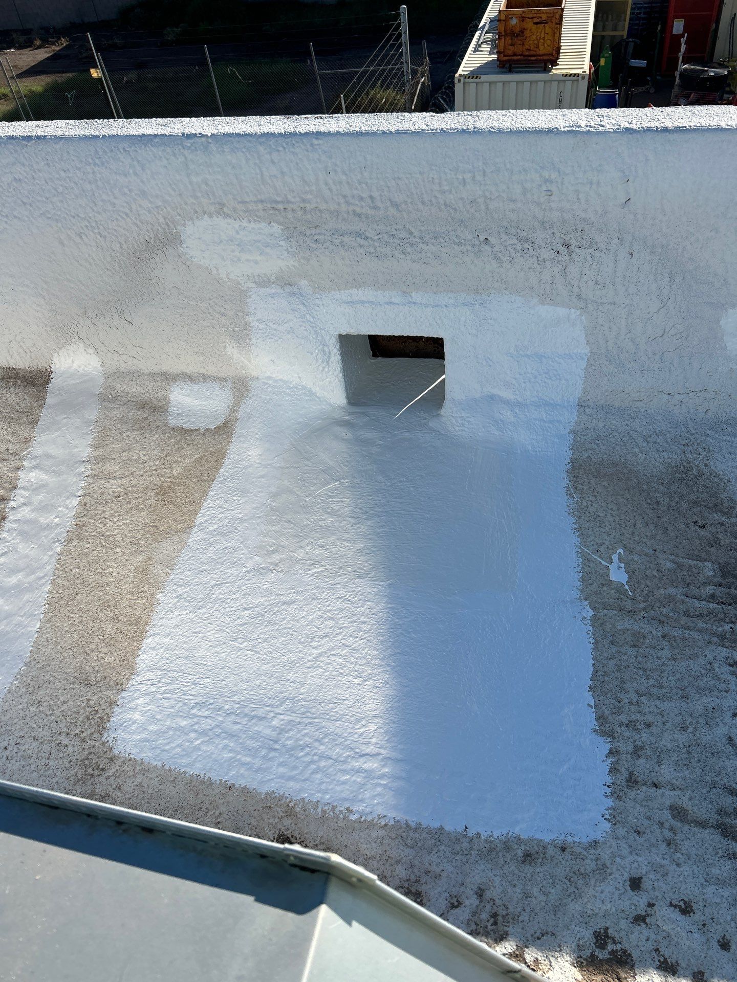Commercial Flat Roof Scupper and Transition Seal in Phoenix, AZ
