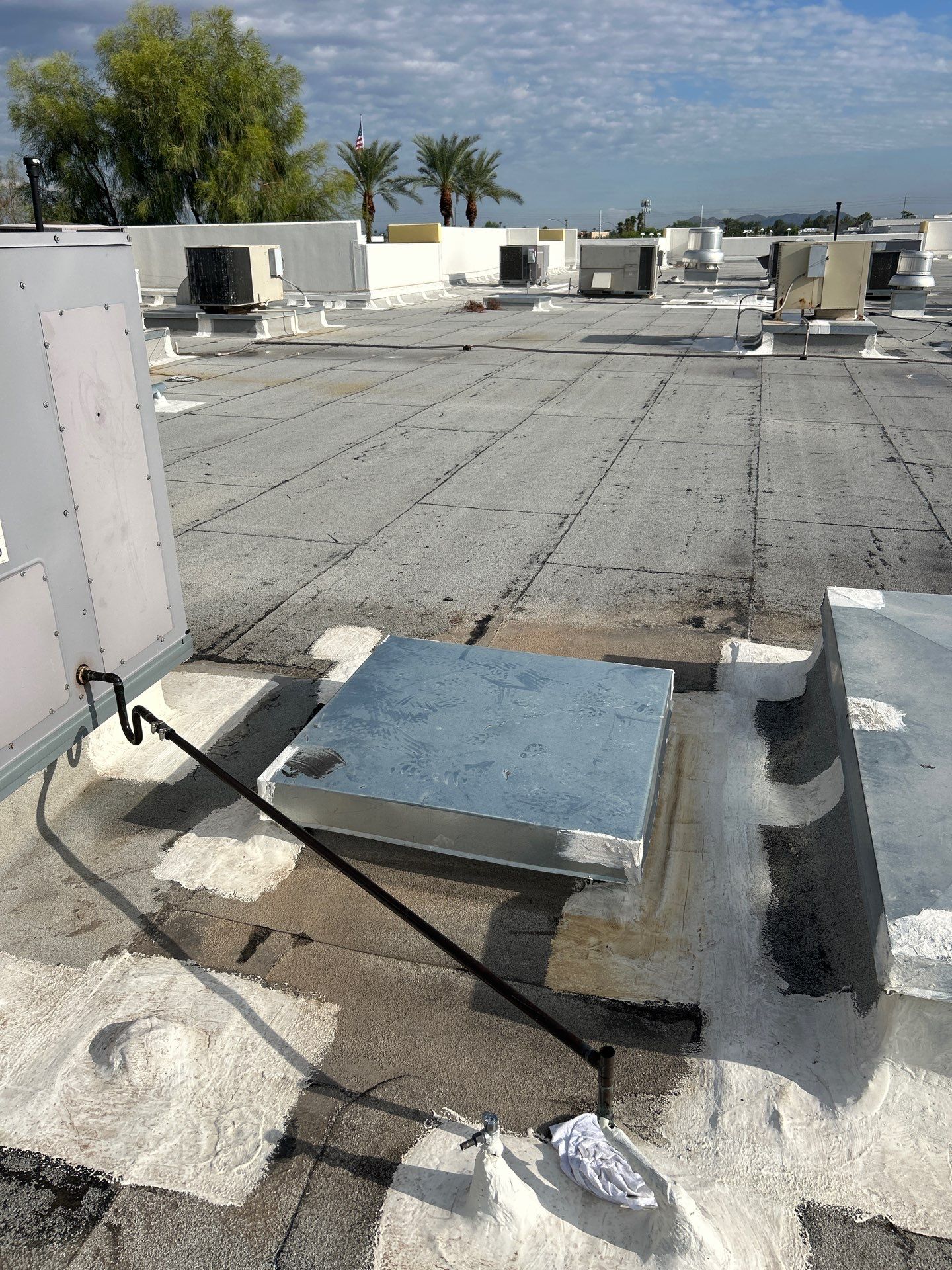 Flat Roof Replacement with Protective Coatings in Peoria, AZ