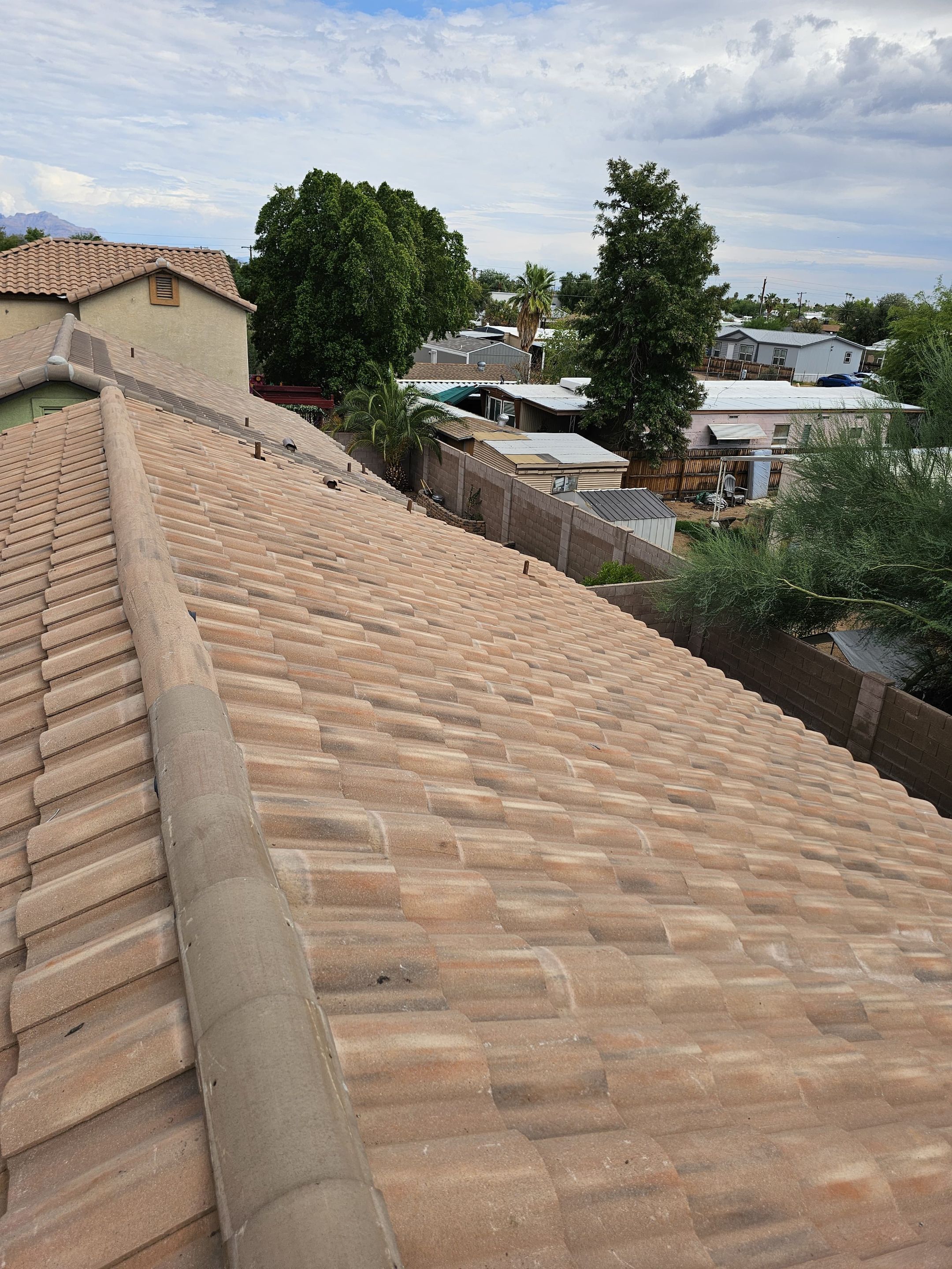 Concrete Tile Roof Replacement with New Decking in Mesa, AZ