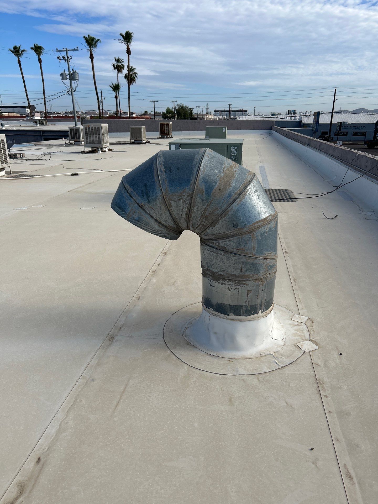 Flat Roof Replacement with Parapet Wall Repair in Phoenix, AZ