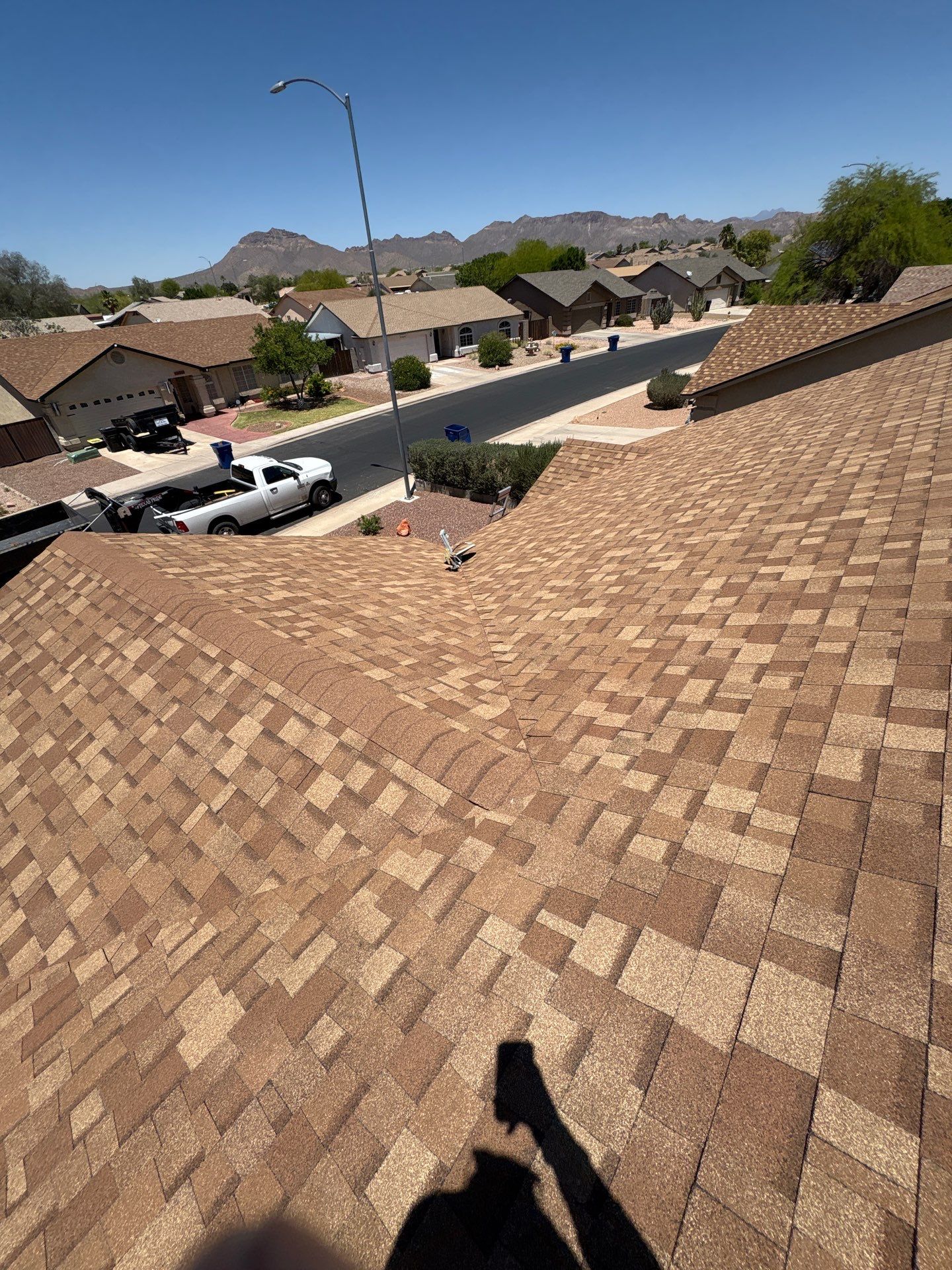 Shingle Roof Replacement with New Underlayment in Mesa, AZ