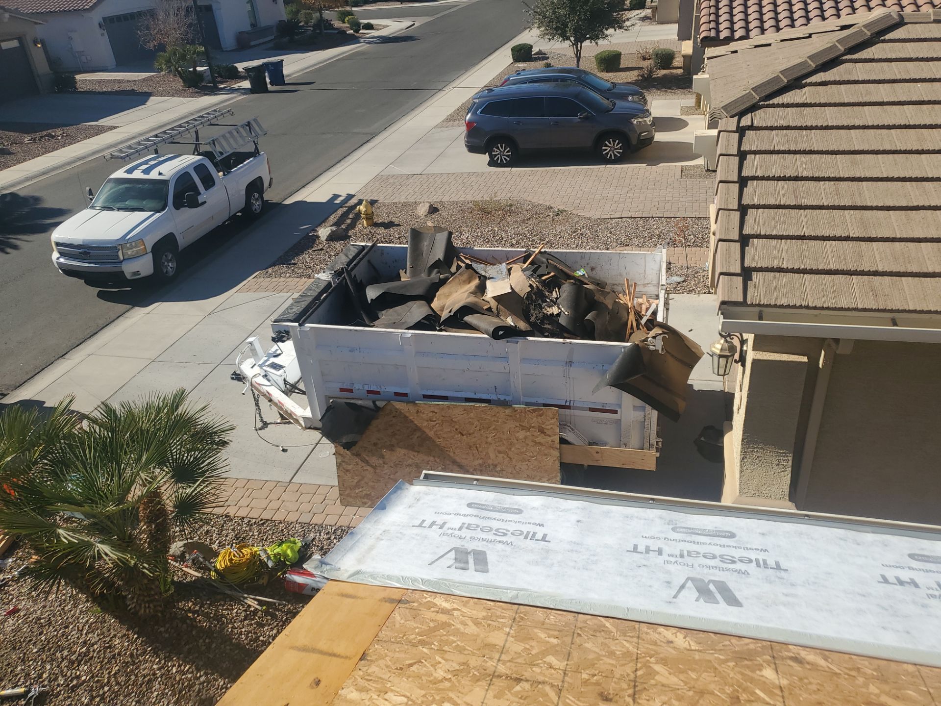 Concrete Tile Roof Replacement with Base Underlayment in Gilbert, AZ