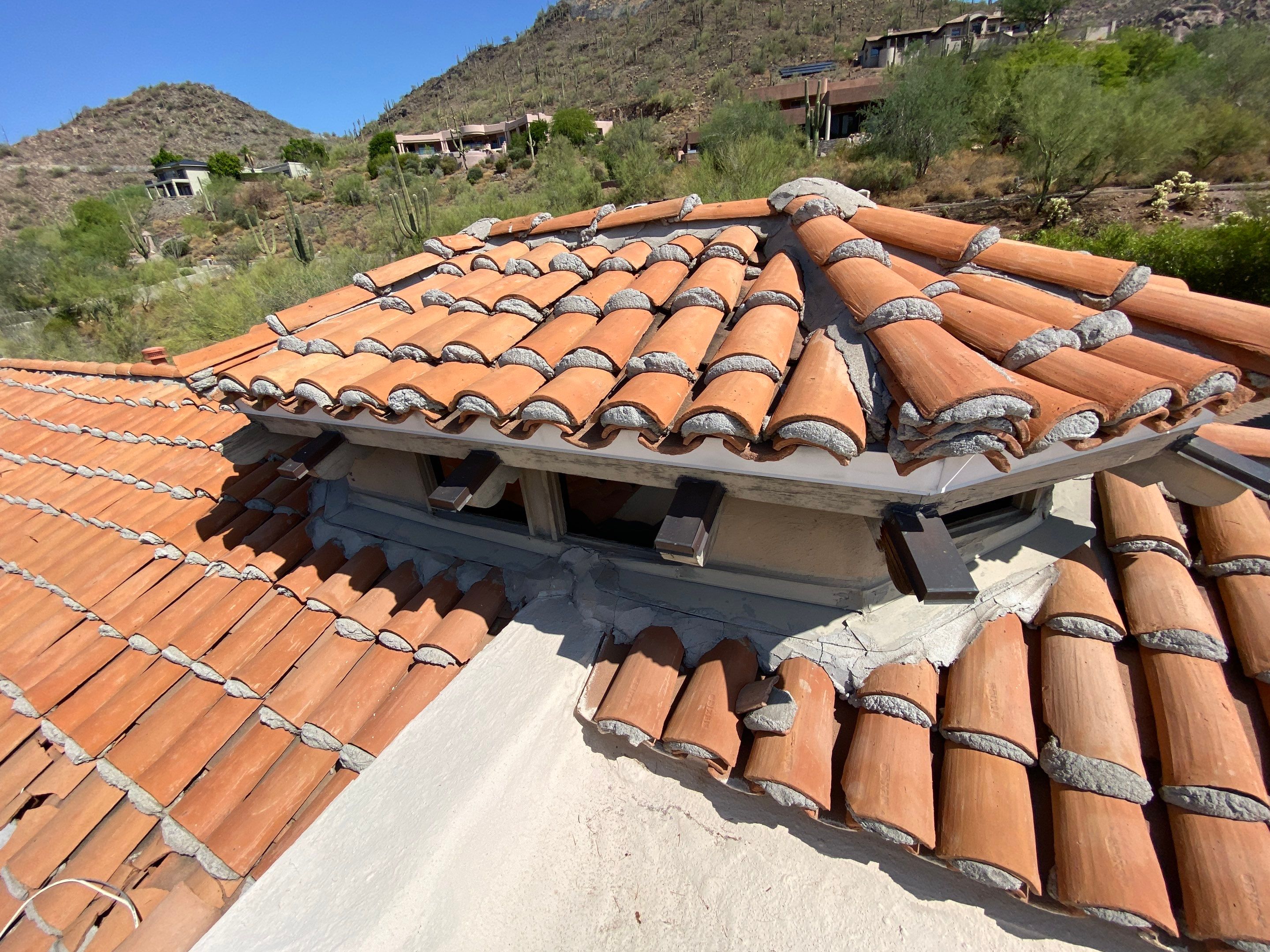 Clay Tile Roof Replacement in Carefree, AZ