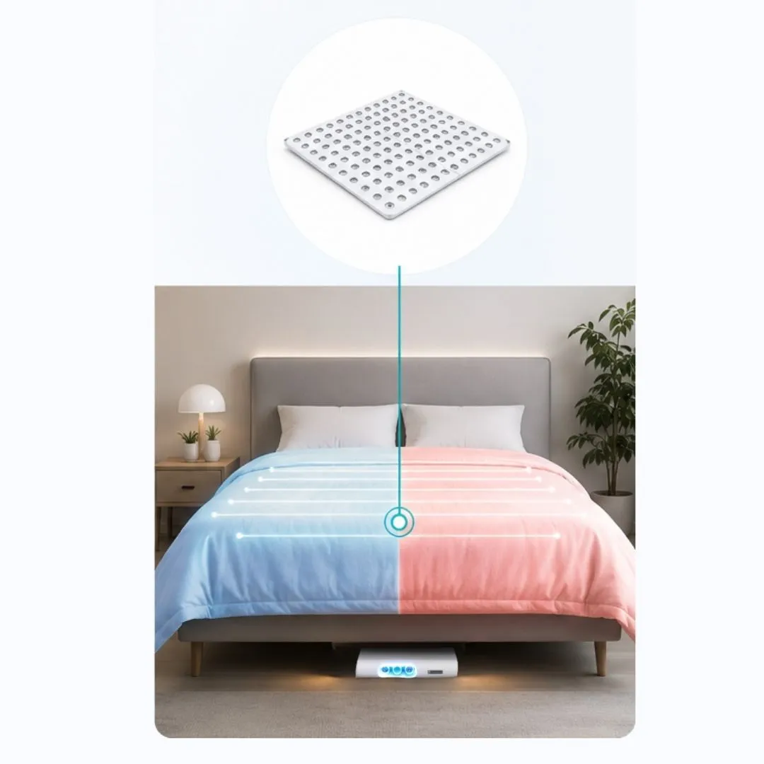 The hidden smart layer spreading air across the bed