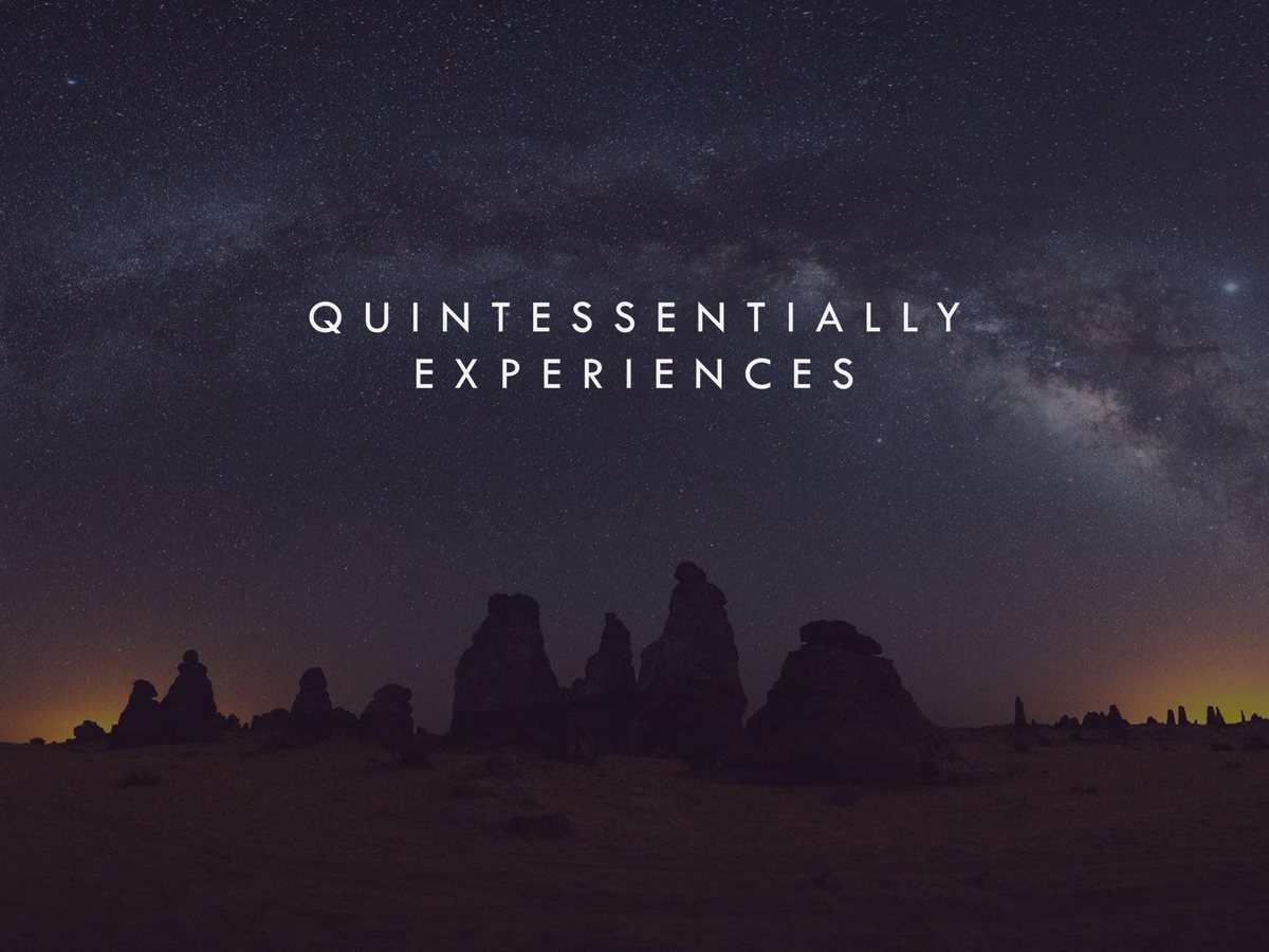 Quintessentially Experiences – Design roll-out