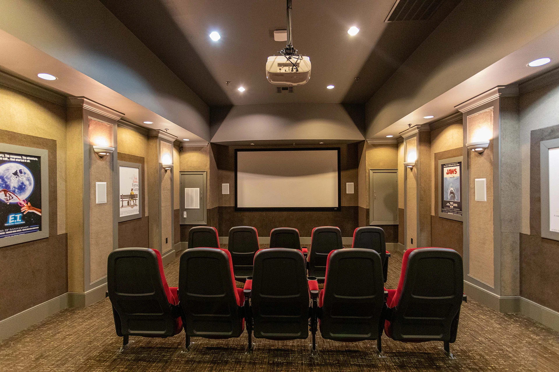 Resident movie theater