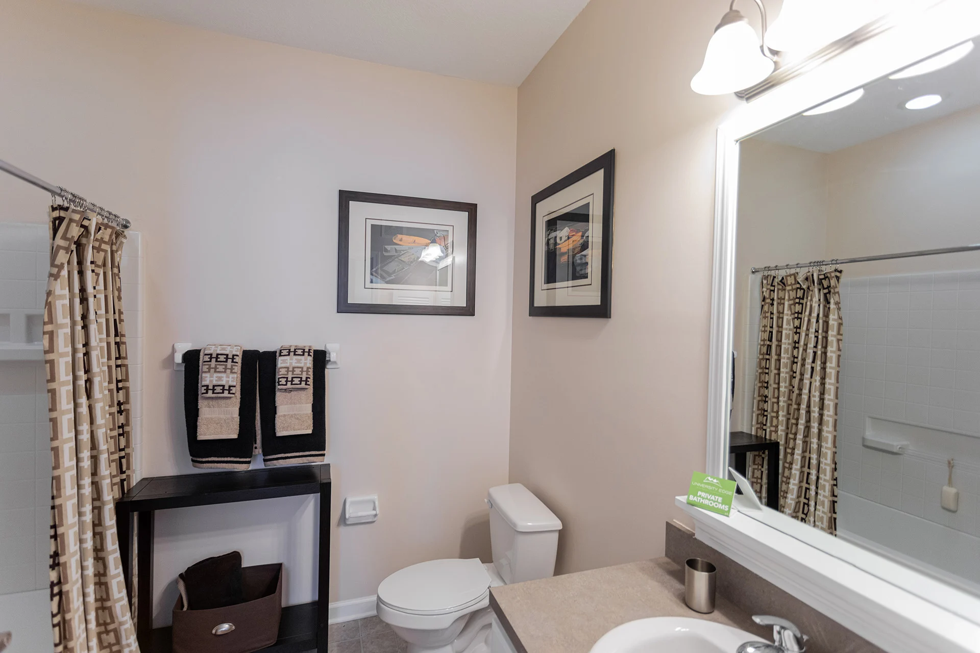 Decorated bathroom