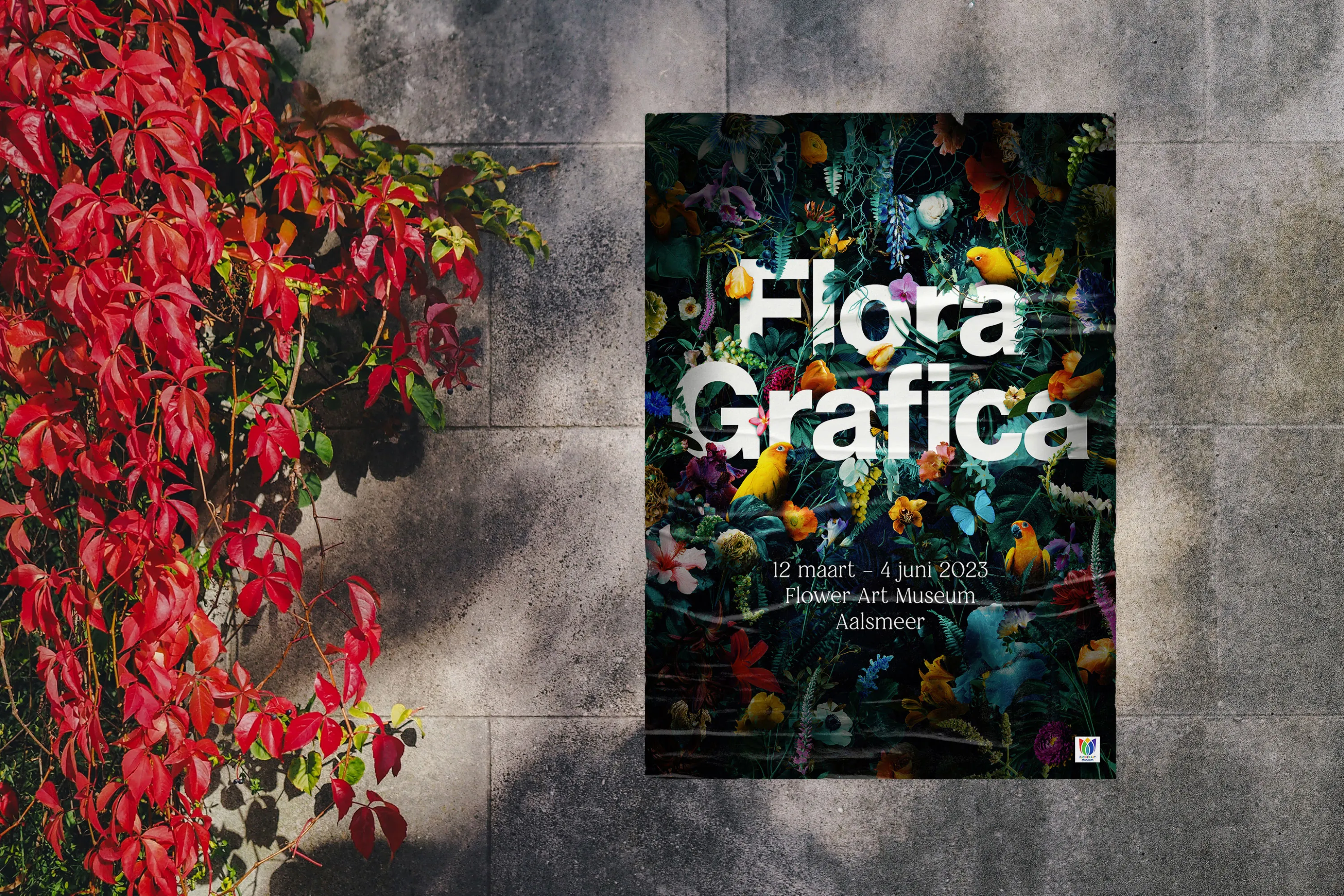 A poster for Flora Grafica