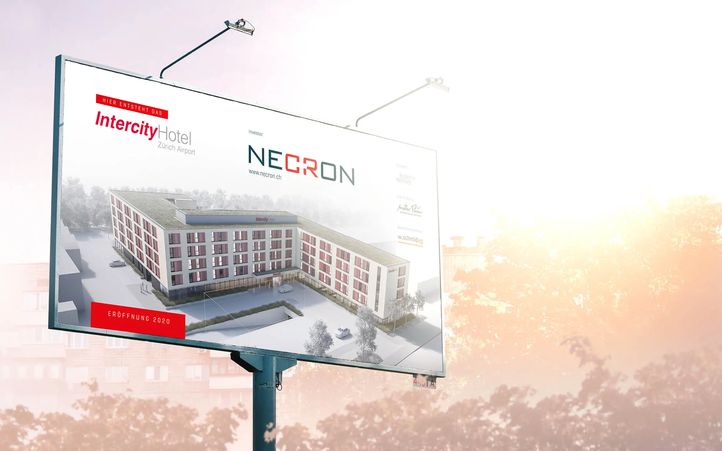 Investor communication, website and graphics for a Swiss real estate developer with projects in Switzerland and the Netherlands.