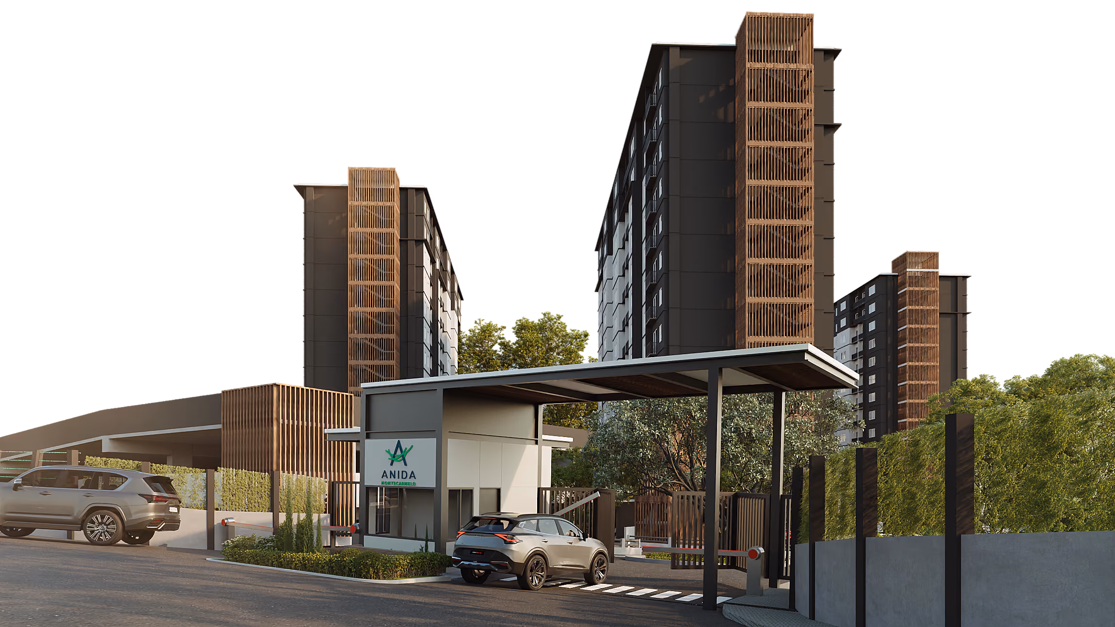 Exterior del conjunto residencial Anida Montecarmelo