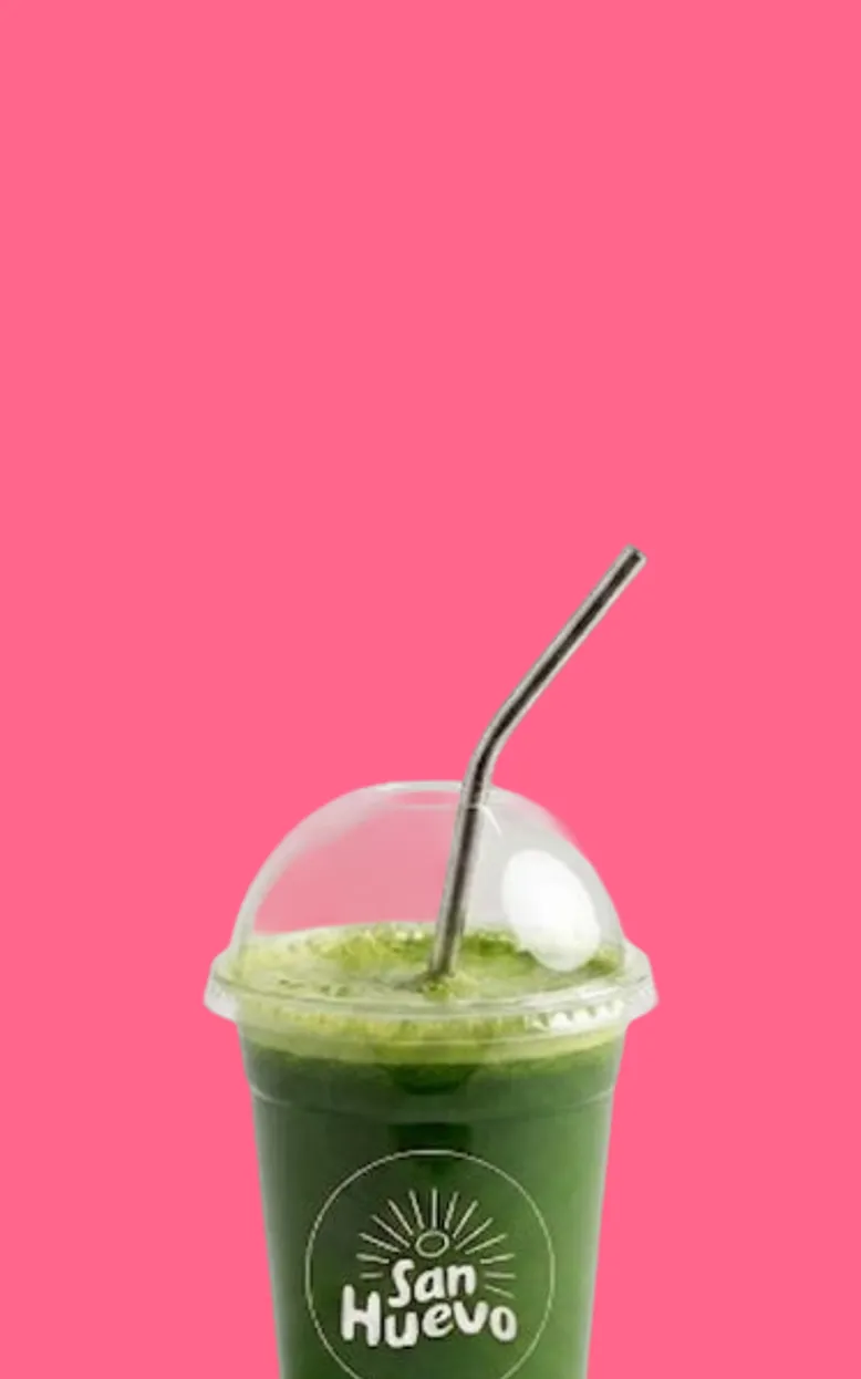 Jugo verde San Huevo