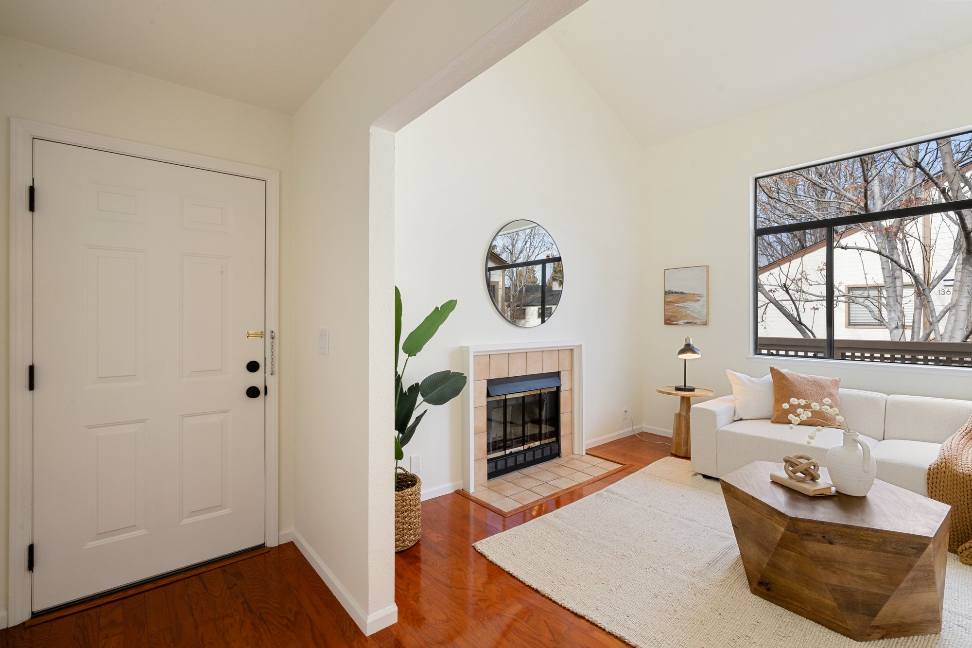 The entry of a home in San Jose. Real estate photography by Lumiful Media